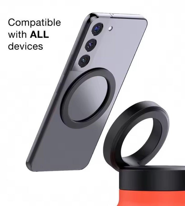 Magnetic Sports Water Bottle with Phone Holder – 24oz (750ml)