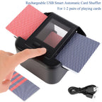 Automatic Card Shuffler Playing Card Dealer Shuffling Machine Casino Card Shuffler for UNO Blackjack Texas Hold'Em Poker Cards